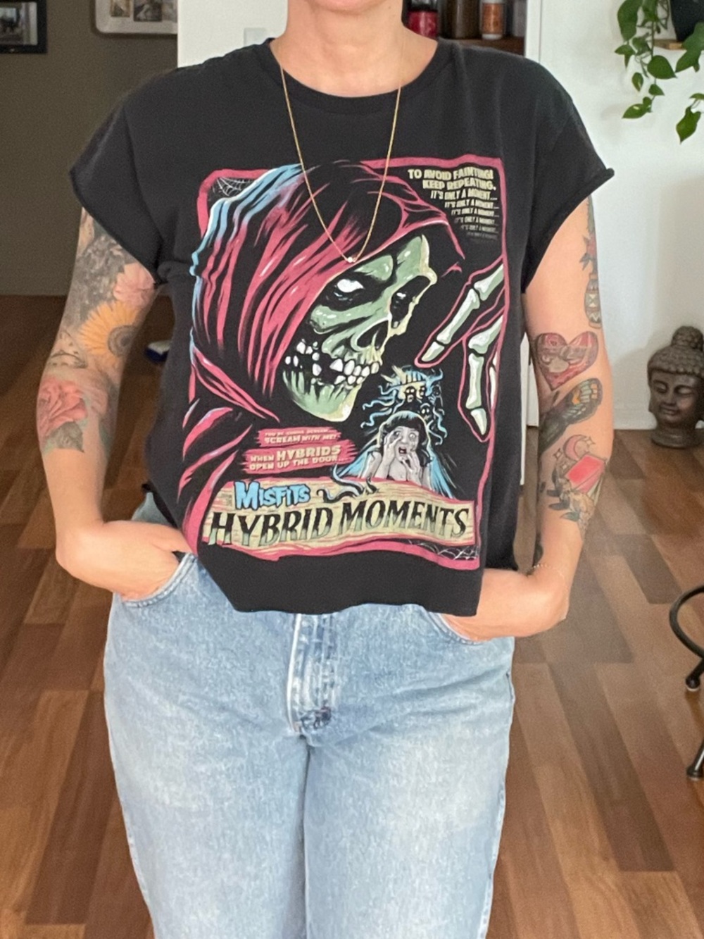 Misfits Crop Tee -